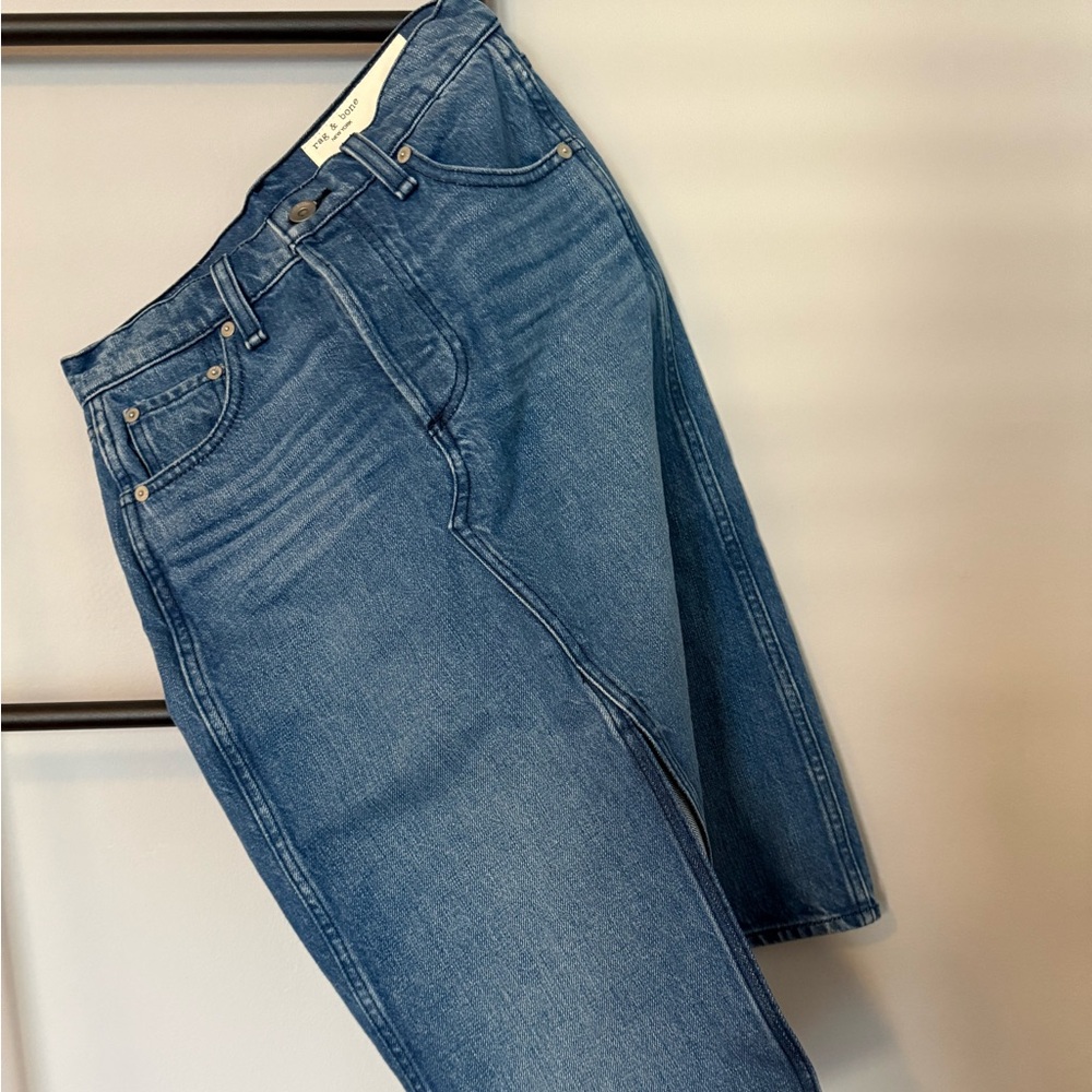 Rag & Bone High-Waisted Denim Skirt